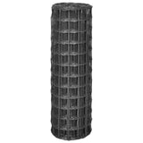 Euro Fence Steel 25x1.2 m Grey - Front View