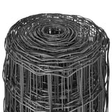 Euro Fence Steel 25x1.5 m Grey