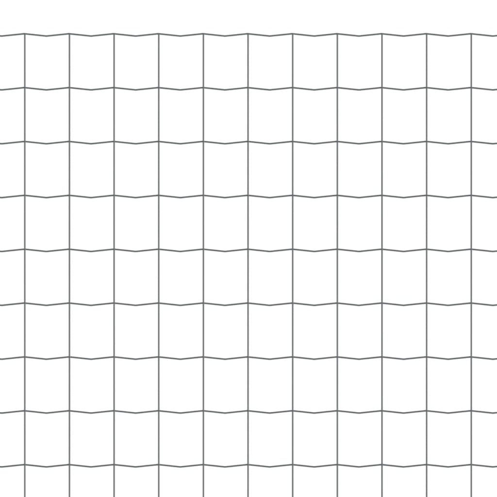 Euro Fence Steel 25x1.5 m Grey