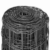 Euro Fence Steel 25x1.5 m Grey