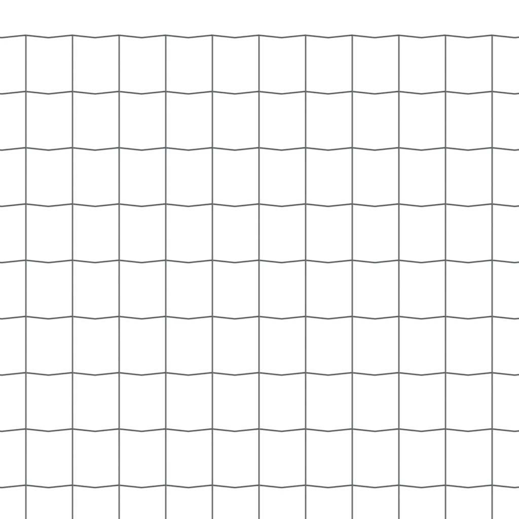 Euro Fence Steel 25x1.5 m Grey