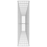 Gabion Wall with Cover Galvanised Steel 600x50x200 cm