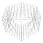Hexagonal Gabion Raised Bed 100x90x50 cm