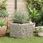 Hexagonal Gabion Raised Bed 100x90x50 cm