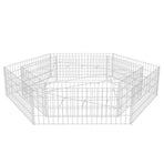 Hexagonal Gabion Raised Bed 200x173x40 cm