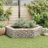 Hexagonal Gabion Raised Bed 200x173x40 cm
