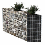 Gabion Basket Galvanised Steel 120x30x100 cm - Side View