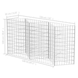 Gabion Basket Galvanised Steel 120x30x100 cm
