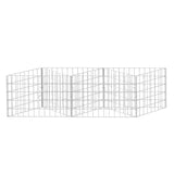 Gabion Basket Galvanised Steel 120x30x50 cm - 45-Degree Angle