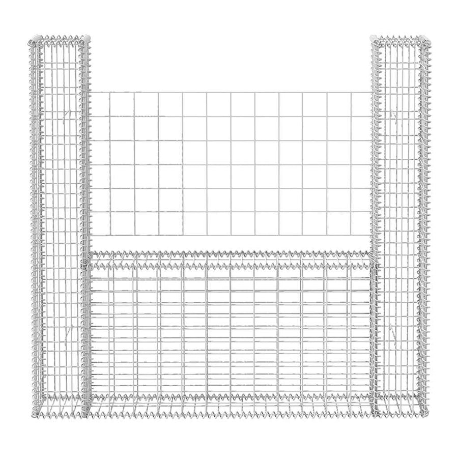 Gabion Basket U-Shape Galvanised Steel 160x20x150 cm