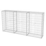 Gabion Basket Galvanised Steel 200x30x100 cm - Front View
