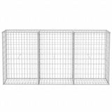 Gabion Basket Galvanised Steel 200x30x100 cm - Top-Down View