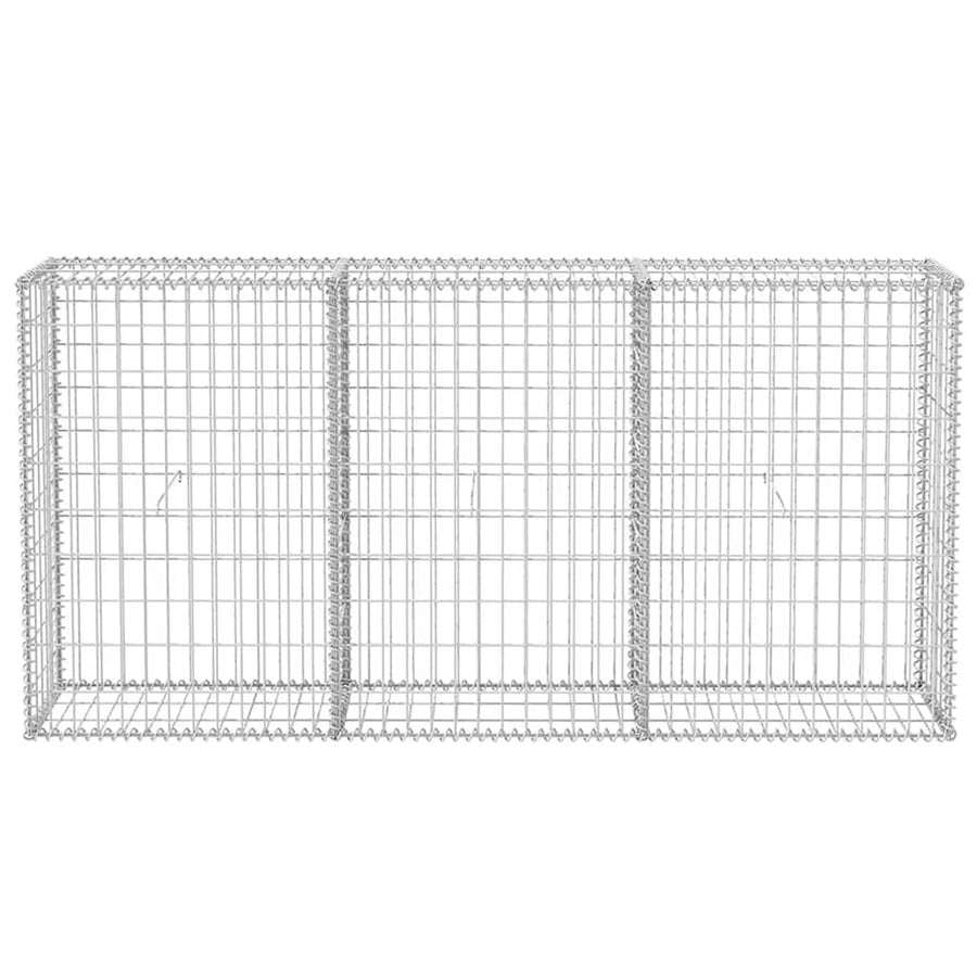 Gabion Basket Galvanised Steel 200x30x100 cm