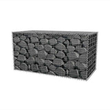 Gabion Basket Galvanised Steel 100x50x50 cm - Top-Down View