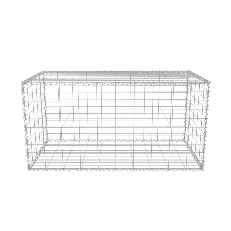 Gabion Basket Galvanised Steel 100x50x50 cm