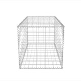 Gabion Basket Galvanised Steel 100x50x50 cm - Rear View