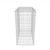 Gabion Basket Galvanised Steel 100x50x100 cm - Rear View