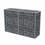 Gabion Basket Galvanised Steel 150x50x100 cm - Side View