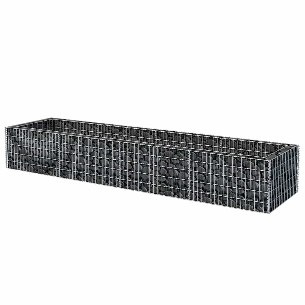 Gabion Raised Bed Steel 360x90x50 cm