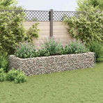 Gabion Raised Bed Steel 270x90x50 cm