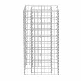 Gabion Raised Bed Steel 50x50x100 cm - 45-Degree Angle