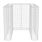 Gabion Single Wheelie Bin Surround Steel 110x100x120 cm