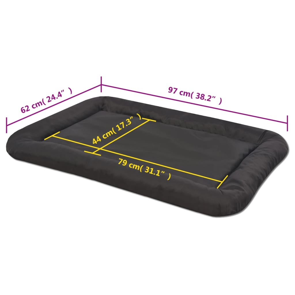 Dog Mattress Size XXL Black