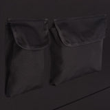 Pet Rear Car Seat Cover 148x142 cm Black - Rear View