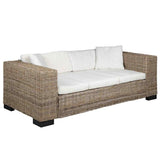 Eight Piece 3-Seater Sofa Set Real Rattan