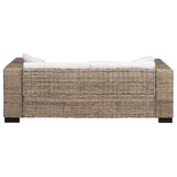 Eight Piece 3-Seater Sofa Set Real Rattan