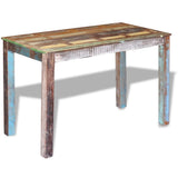 Dining Table Solid Reclaimed Wood 115x60x76 cm
