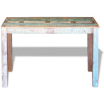 Dining Table Solid Reclaimed Wood 115x60x76 cm