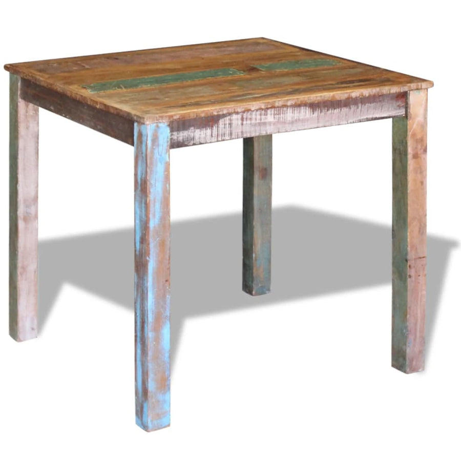 Dining Table Solid Reclaimed Wood 80x82x76 Cm