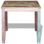 Dining Table Solid Reclaimed Wood 80x82x76 Cm