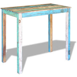 Bar Table Solid Reclaimed Wood 115x60x107 cm - Front View