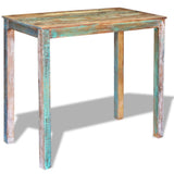 Bar Table Solid Reclaimed Wood 115x60x107 cm - 45-Degree Angle