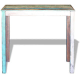 Bar Table Solid Reclaimed Wood 115x60x107 cm - Rear View