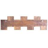 Coat Rack with 7 Hooks Solid Reclaimed Wood - Close-Up Angle