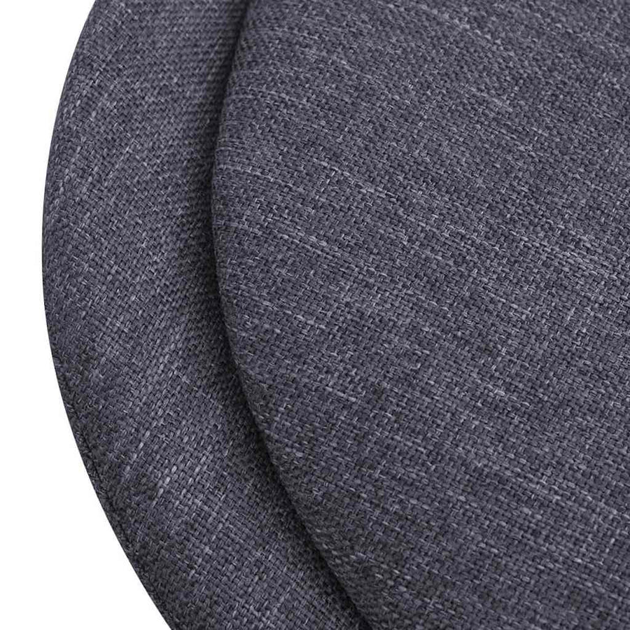 Dining Chairs 2 pcs Dark Grey Fabric
