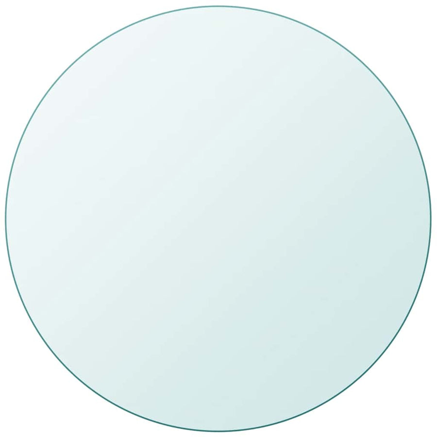 Table Top Tempered Glass Round 400 mm