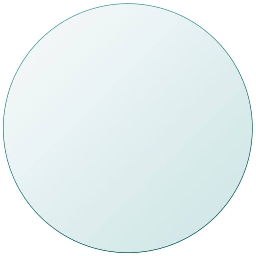 Table Top Tempered Glass Round 400 mm