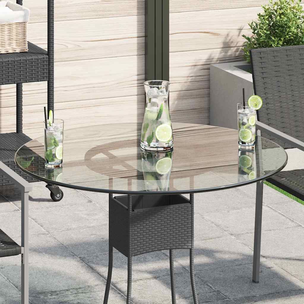 Table Top Tempered Glass Round 800 mm