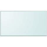 Table Top Tempered Glass Rectangular 1200x650 mm