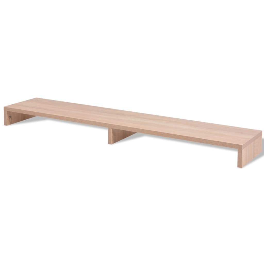 Monitor Stand Engineered Wood 110x23.5x9 cm Beige
