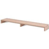 Monitor Stand Engineered Wood 110x23.5x9 cm Beige