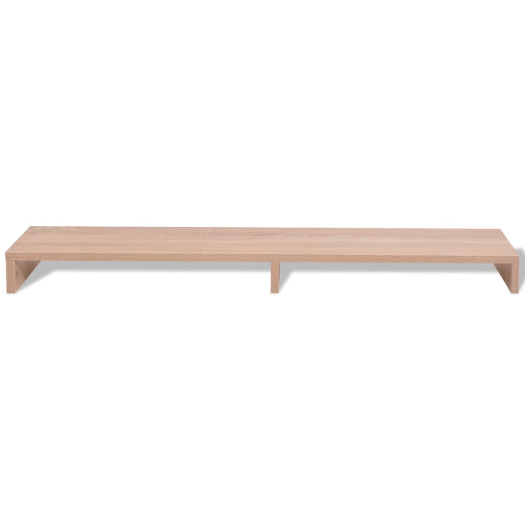 Monitor Stand Engineered Wood 110x23.5x9 cm Beige