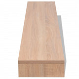 Monitor Stand Engineered Wood 110x23.5x9 cm Beige - Top-Down View