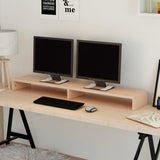 Monitor Stand Engineered Wood 110x23.5x9 cm Beige