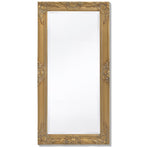 Wall Mirror Baroque Style 100x50 cm Gold