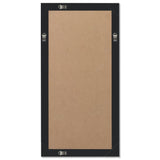 Wall Mirror Baroque Style 100x50 cm Black - Low Angle